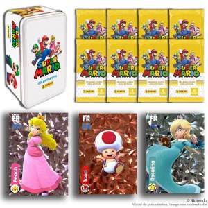 Super Mario Trading Card Collection - Boîte en métal classique (package blanc 01)